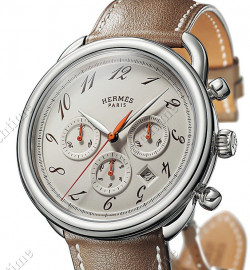 Zegarek firmy Hermès, model Arceau Chrono Alezan