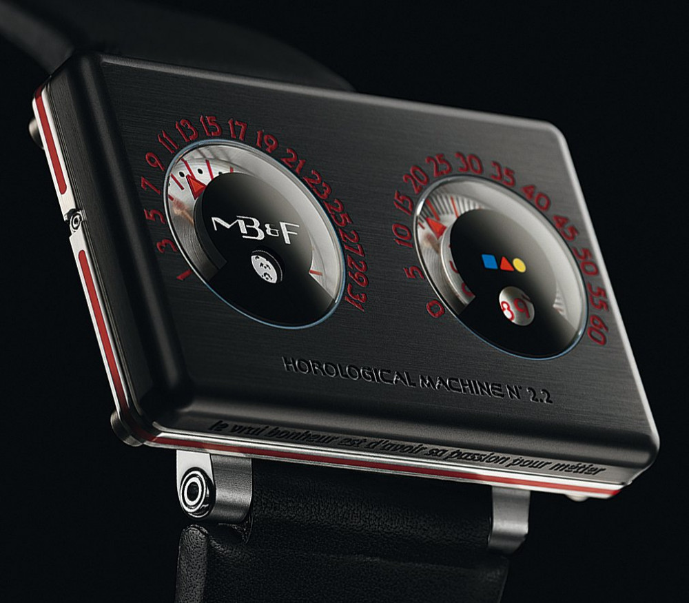 Zegarek firmy MB&F, model Horological Machine N°2 Black Box