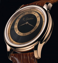 Zegarek firmy Romain Gauthier, model Prestige, Red Gold & Black Dial