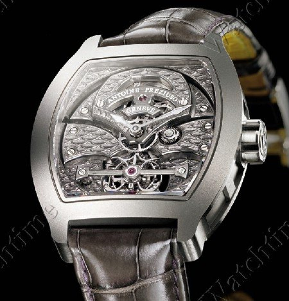 Zegarek firmy Antoine Preziuso, model The Art of Tourbillon
