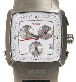 Zegarek firmy Tumi, model Square Chronograph