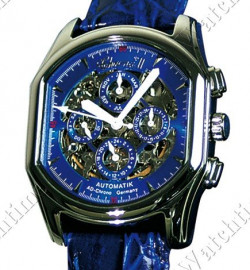 Zegarek firmy AD-Chronographen, model Chrono II blau