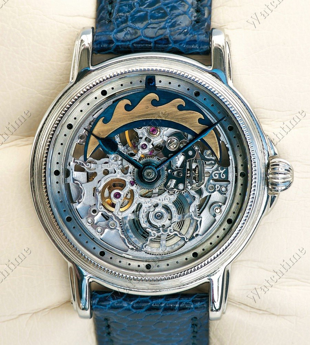 Zegarek firmy Antike Uhren, model Skelettierte Armbanduhr