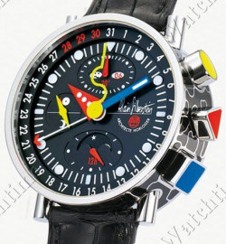 Zegarek firmy Alain Silberstein, model Krono B2 Cloisonne