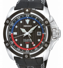 Zegarek firmy Seiko, model Velatura Kinetic GMT