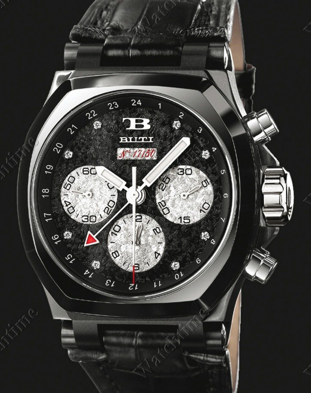 Zegarek firmy Buti, model The Black No. 17/50