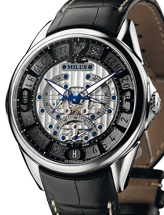 Milus Tirion Tirion Tri Retrograde Seconds Skeleton