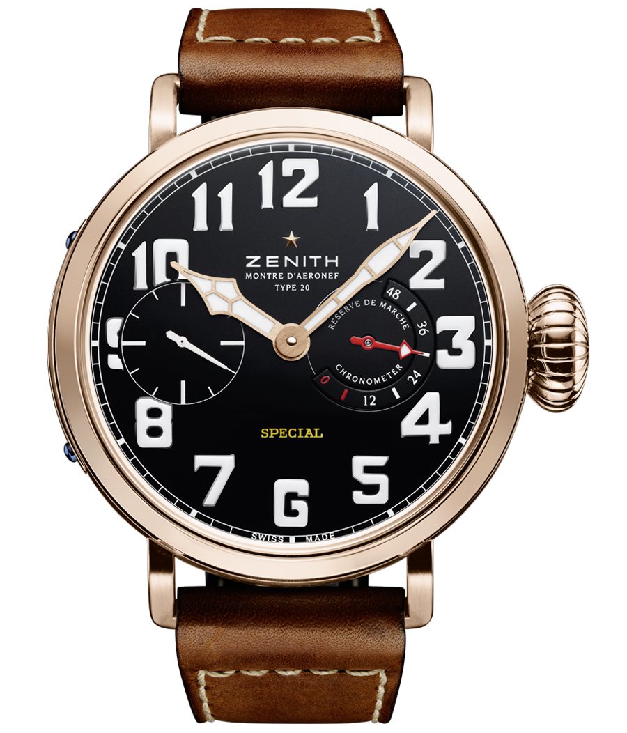 Zenith Pilot Pilot Montre d'Aéronef Type 20